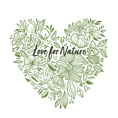 20 Servietten Love for Nature - Liebe zur Natur 33x33cm
