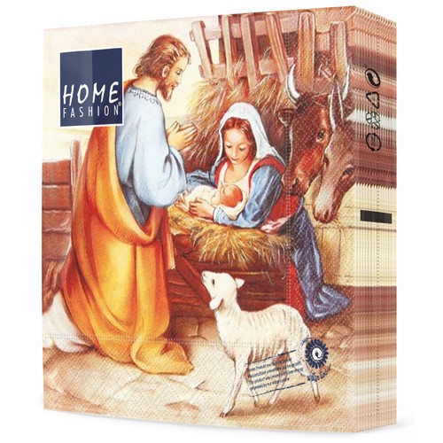20 Servietten Jesus is born - Geburt Jesu 33x33cm