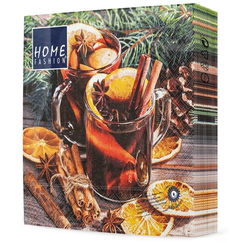 20 Servietten Glogg - Glühwein frisch zubereitet 33x33cm