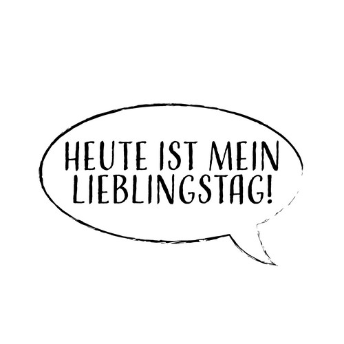 20 Servietten Lieblingstag - Mein Lieblingstag 33x33cm