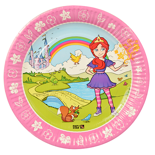 10 Pappteller rund Magic Experience Princess - Märchenland Ø23cm