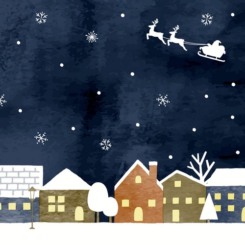 20 Servietten Magic Night - Magische Winternacht 33x33cm