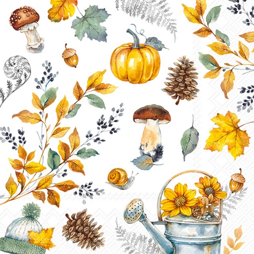 20 Servietten Autumn Elements - Traumhafte Herbstelemente 33x33cm