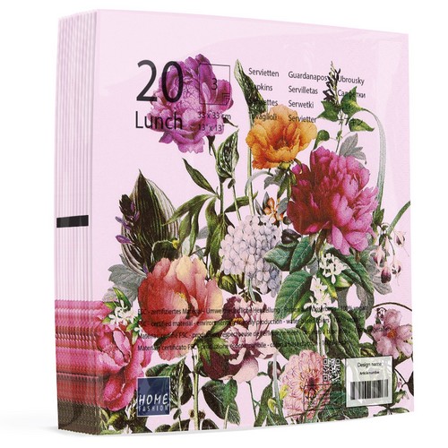 20 Servietten Bloom - Blühende Eleganz 33x33cm