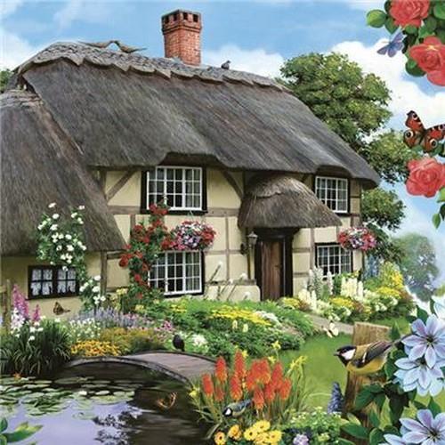 20 Servietten Countryfield Cottage – Traumhaftes Landhaus 33x33cm