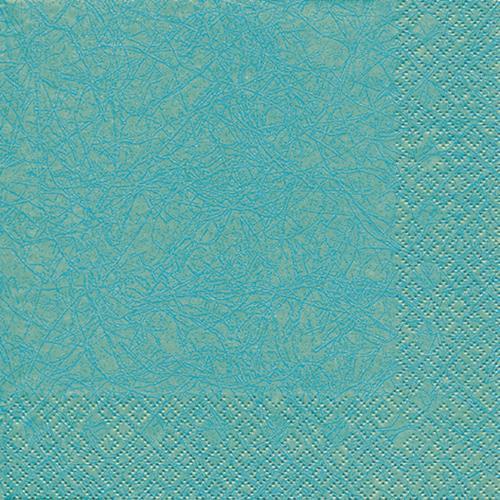 20 Servietten Modern Colours aqua 33x33cm