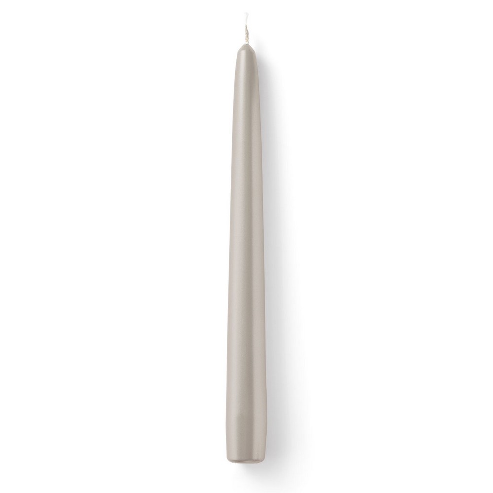 Spitzkerze rund Uni taupe Ø2,4cm, Höhe 24cm