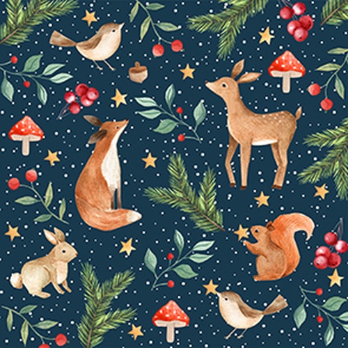 20 Servietten Winternight -  33x33cm