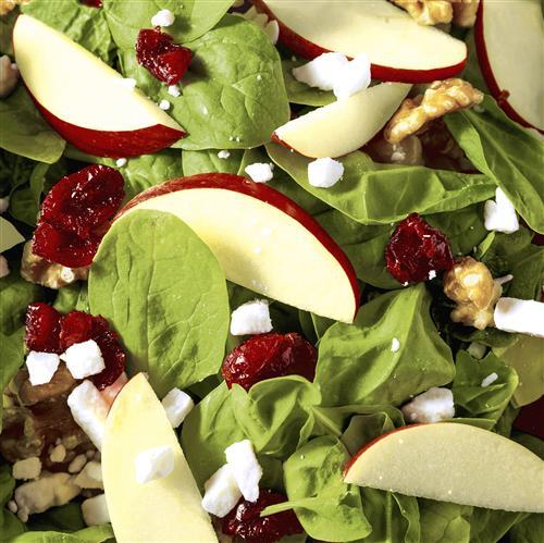 20 Servietten Fresh Salad - Frischer Salat mit Äpfel 33x33cm