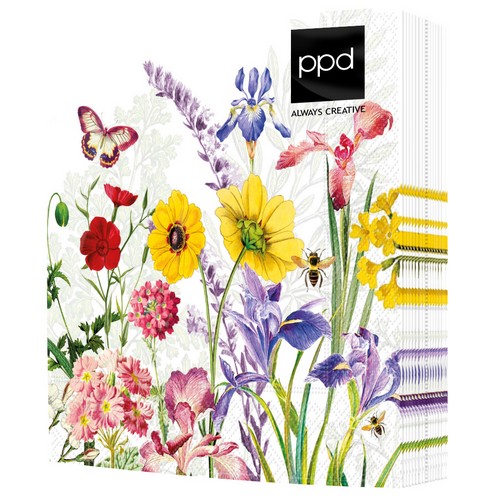 20 Servietten Imagination - Edle Blumenwiese 33x33cm