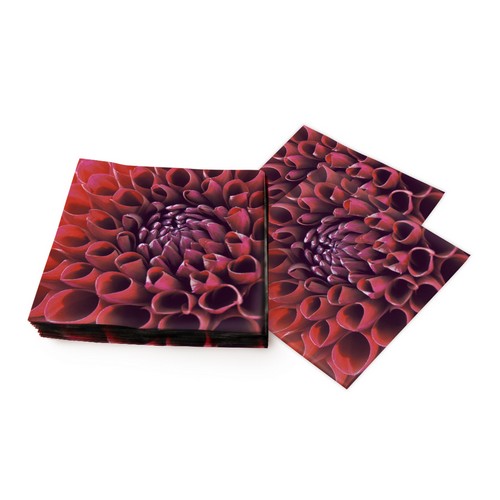 20 Servietten Dahlia delight - Pracht der Dahlien 33x33cm