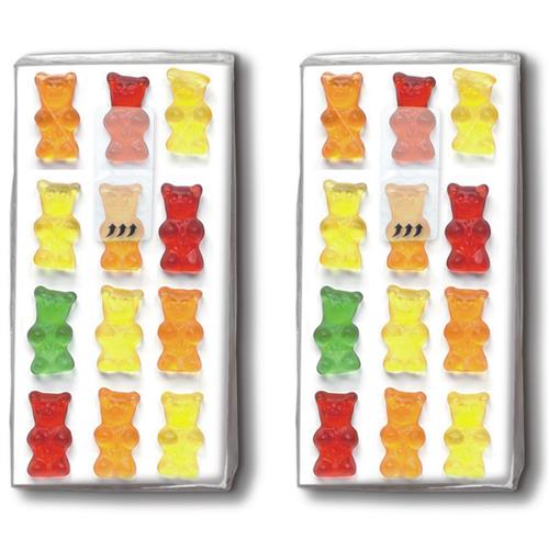 DP 10 Taschentücher Jelly babies - Gummibärchen