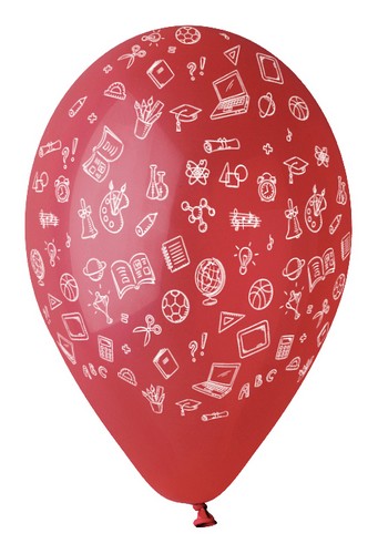 Luftballons Schulanfang farbig sortiert 8 Stück