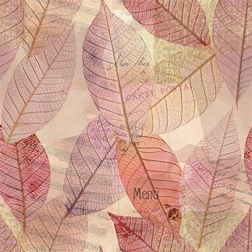 AV 20 Servietten Modern Leaves - Dezente Blätter im Fall 33x33cm