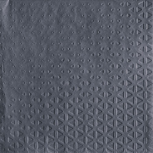 16 Servietten geprägt Embossed Relax grey - Verlauf grau 33x33cm