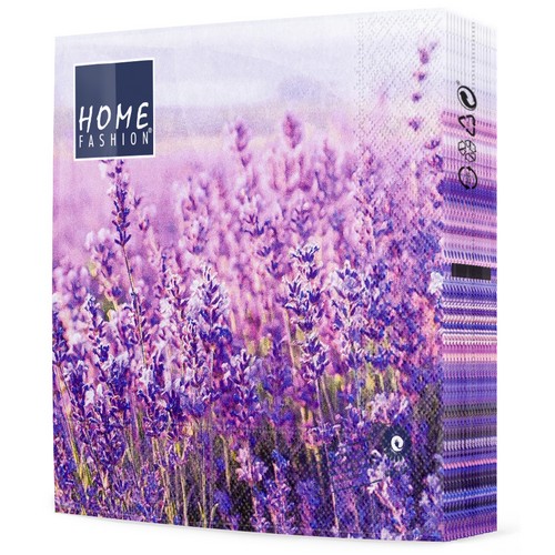 20 Servietten Field of Lavender - Feld an Lavendel 33x33cm