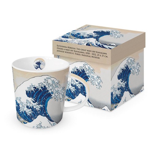 Tasse aus Porzellan The Great Wave - Die große Welle 0,4L, Höhe 9,7cm
