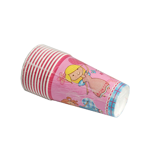 10 Pappbecher Princess Dream - Im Leben einer Prinzessin 0,2l, H9,7 x Ø7cm