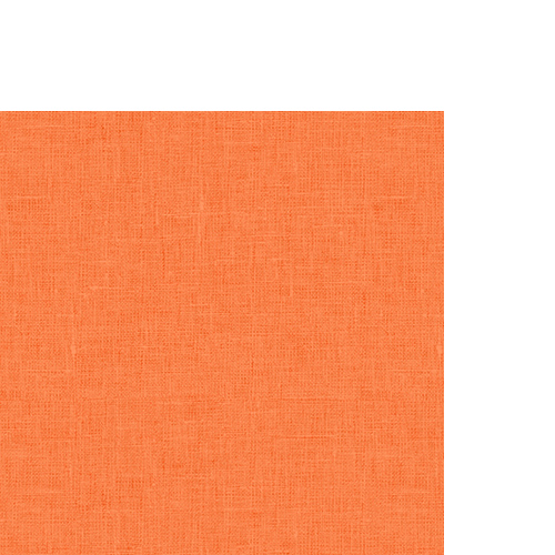 20 kleine Cocktailservietten Linen Sun Orange - Uni Leinenstruktur orange 25x25cm