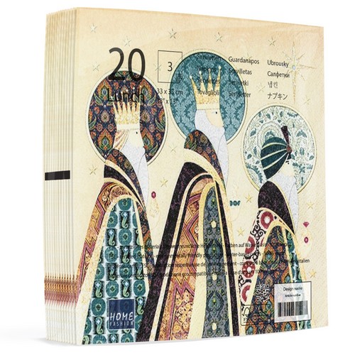 20 Servietten Three Kings - Drei heilige Könige 33x33cm