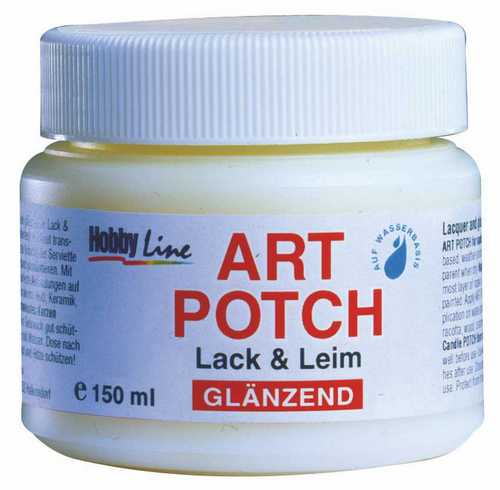 Serviettenkleber Art Potch Lack & Leim glänzend 150 ml