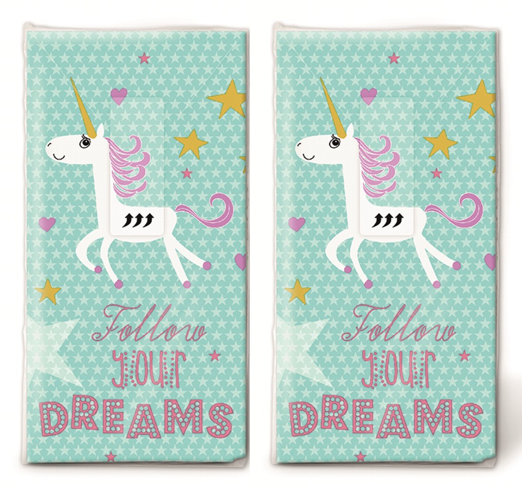2x 10 Taschentücher Follow your Dreams