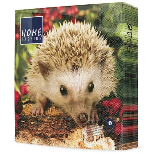 20 Servietten Barnie - Der Igel Barnie 33x33cm