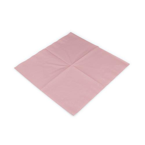 20 Servietten Perl Effect antique rose - altrosa 33x33cm
