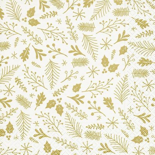 20 Servietten Twigs and Leaves 33x33cm