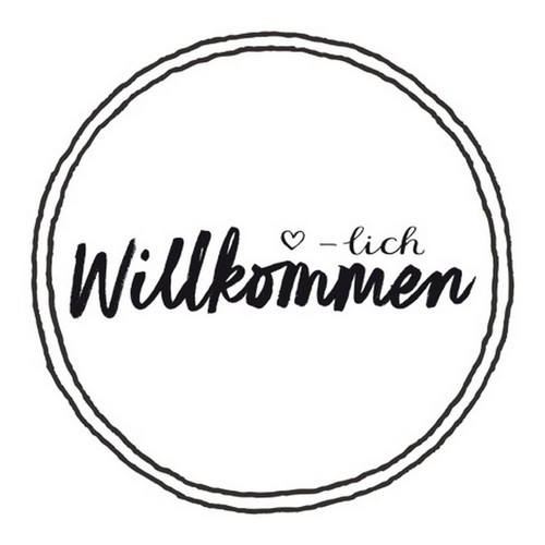 20 Servietten Herzlich Willkommen - Willkommen im Kreis 33x33cm