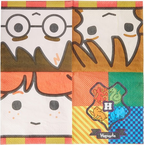 16 Servietten Harry Potter - Figuren von Hogwards 33x33cm