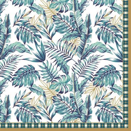 20 Servietten Coffee mania Jungle – Vielfalt der Dschungelpflanzen 33x33cm