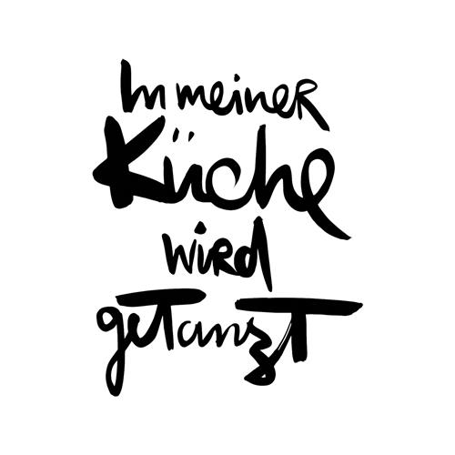 20 Servietten In meiner Küche wird getanzt 33x33cm