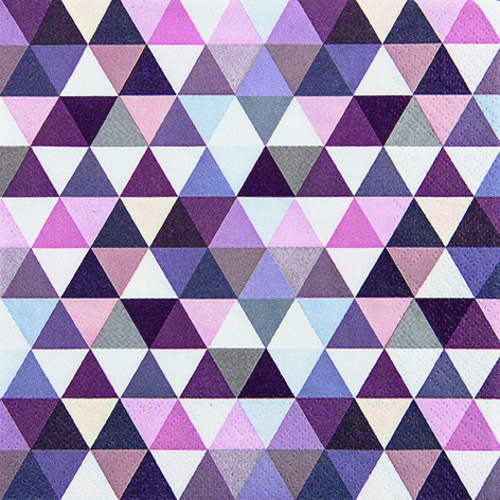 20 Servietten Caleidoscope intensive - Kaleidoscope lila 33x33cm