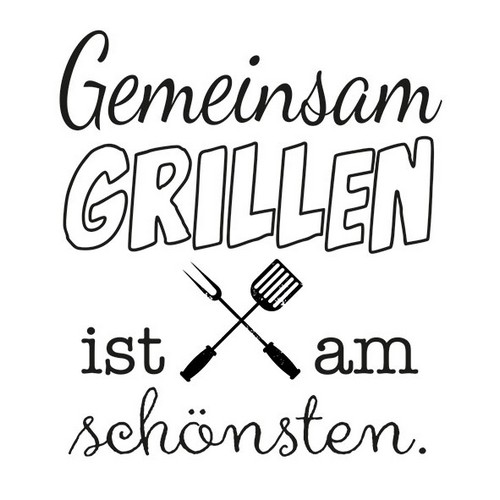 20 Servietten Gemeinsam Grillen - ist am Schönsten 33x33cm