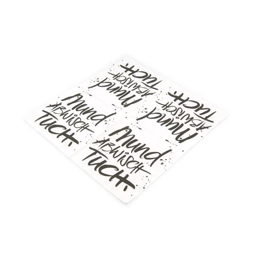 20 Servietten Mundabwischtuch 33x33cm