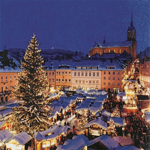 20 Servietten Annaberg Christmas Flair 33x33cm