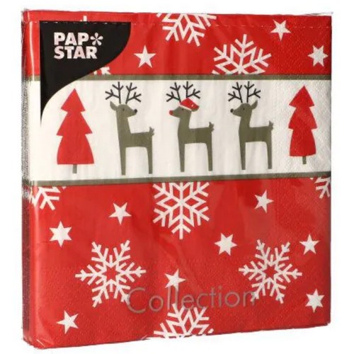 20 Servietten Rudi - Skandinavisches Design 33x33cm