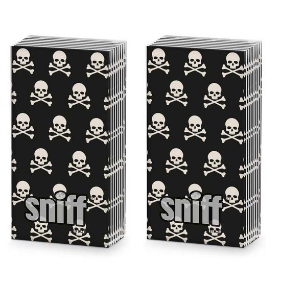 2x 10 Taschentücher Capit n Calavera - Muster vom Totenkopf