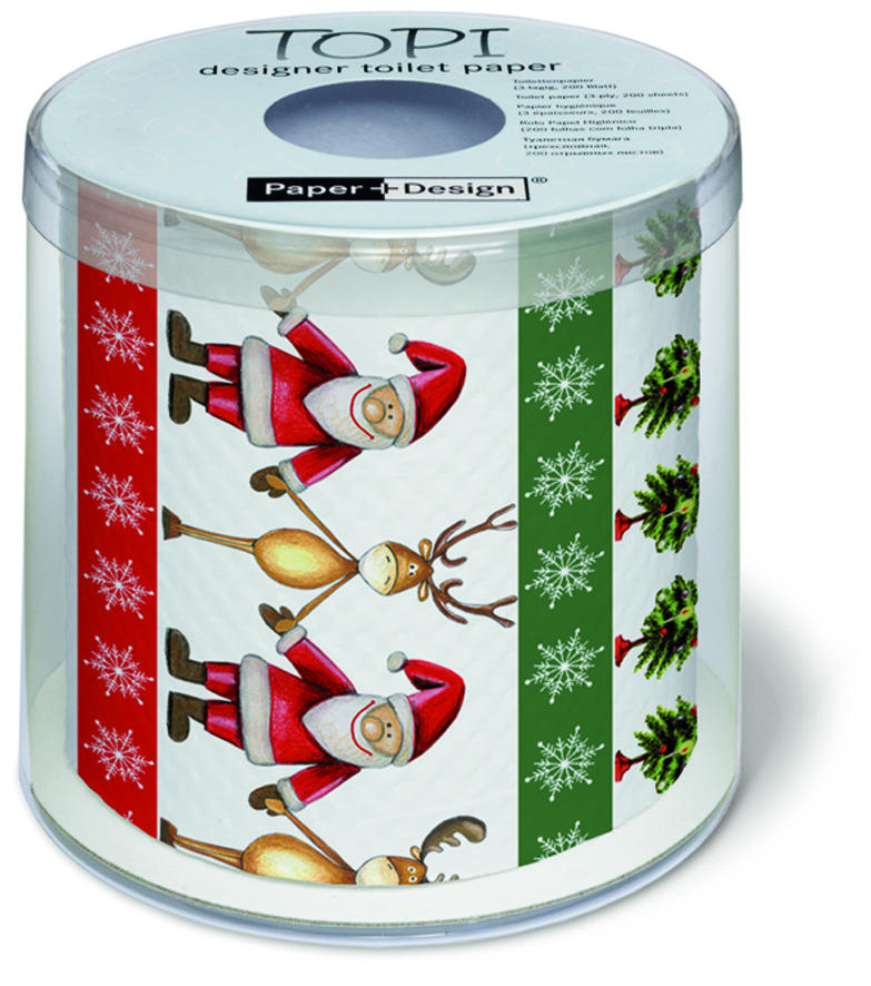 Toilettenpapier Rolle bedruckt Together - Gemeinsam