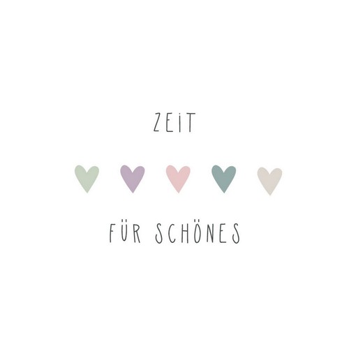 20 Servietten Zeit für Schönes - Schöne Dinge 33x33cm