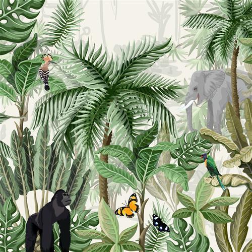 20 Cocktailservietten Rainforest – Tag im Regenwald 24x24cm
