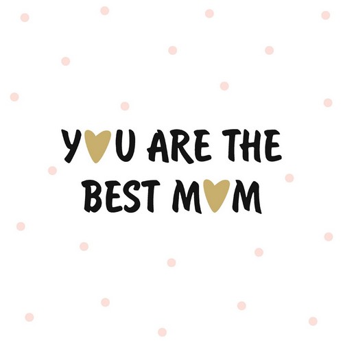 20 Servietten Best mum - You are the best Mum 33x33cm
