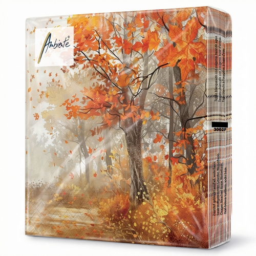 20 Servietten Autumn Tree - Zauberhafter Herbstwald 33x33cm