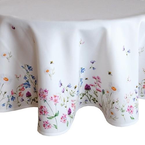 Mitteldecke rund Polyester Wiesenblume Ø150cm