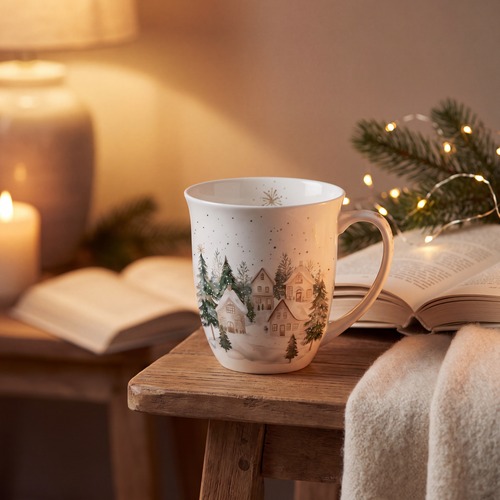 Tasse Snowy Houses