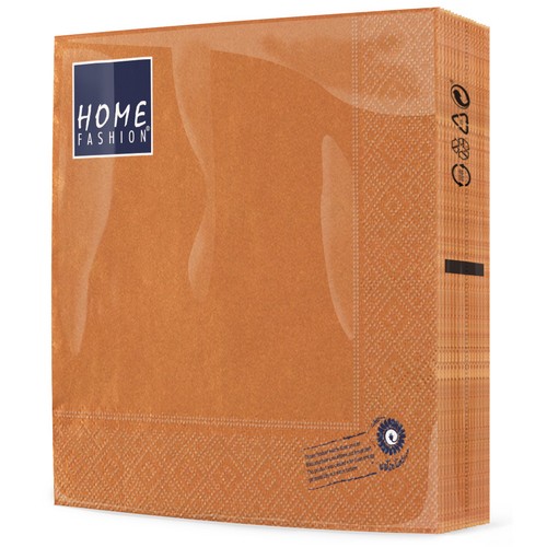 RP 20 Servietten Perl Effect copper - kupfer 33x33cm