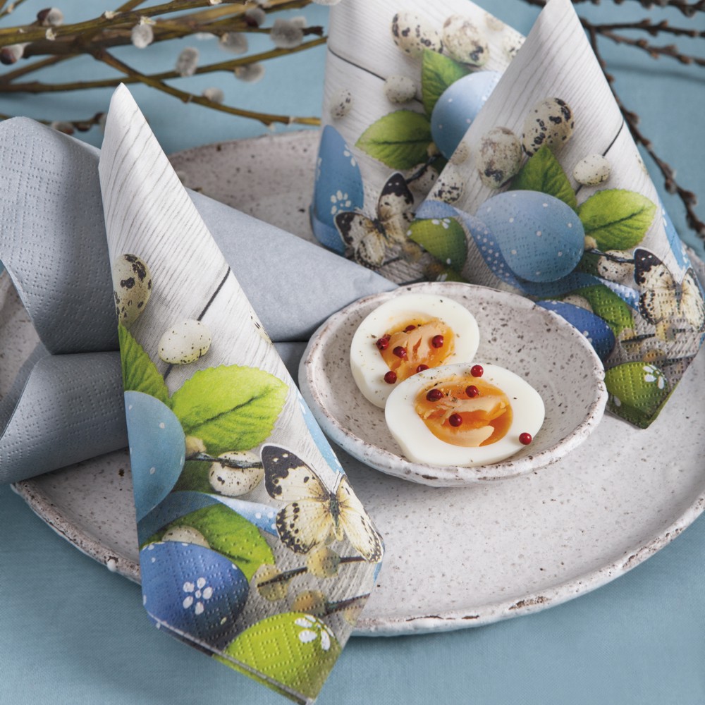 20 Servietten Gentle Easter - Stilvolle Osterdeko 33x33cm
