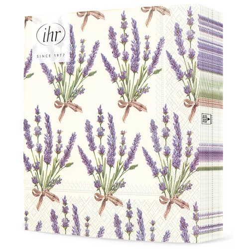 20 Servietten Bouquet of Lavender - Viele Lavendelbündel 33x33cm