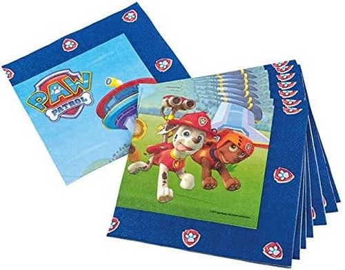 20 Servietten Paw Patrol 33x33cm